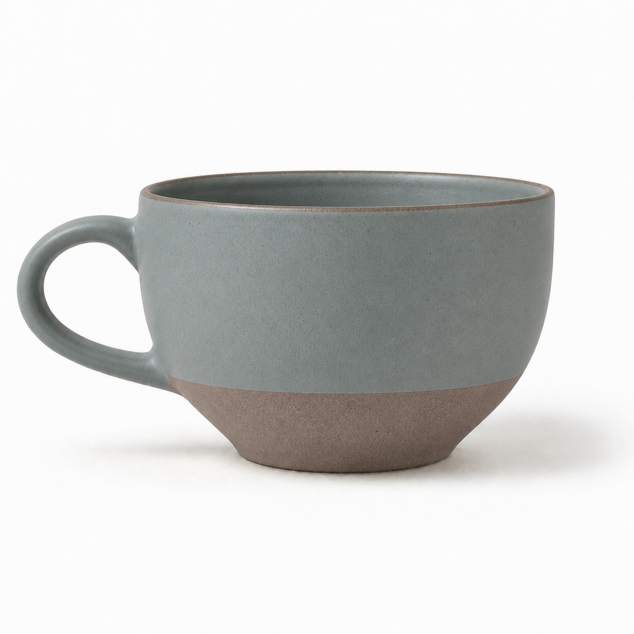 The Cappuccino in Monsoon — hand-thrown stoneware cappuccino cup by Slowatom