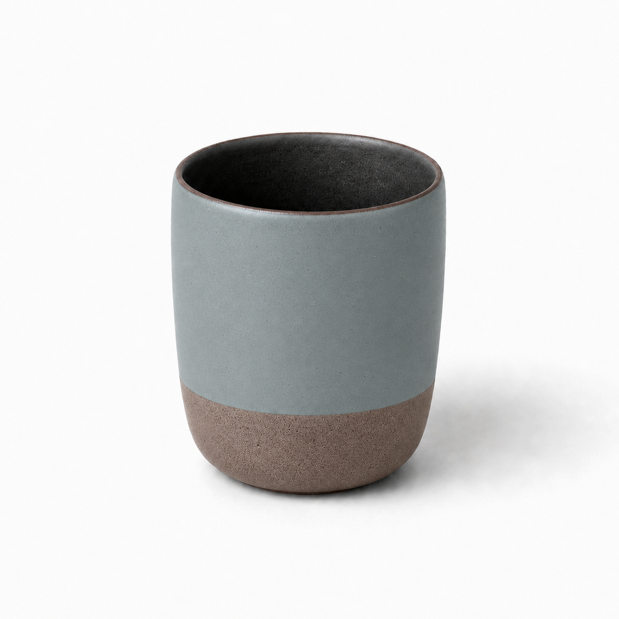 The Tea in Monsoon — hand-thrown stoneware chai cup without handle by Slowatom